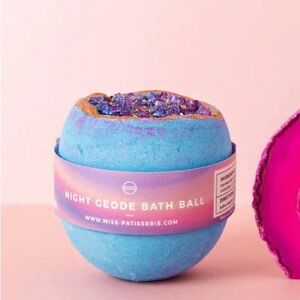 Night Geode Bath Ball - Blue